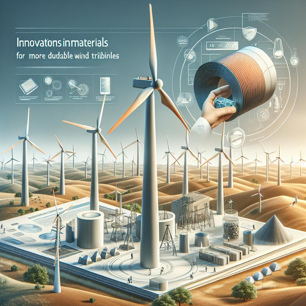 Materialinnovationen für langlebigere Windkraftanlagen