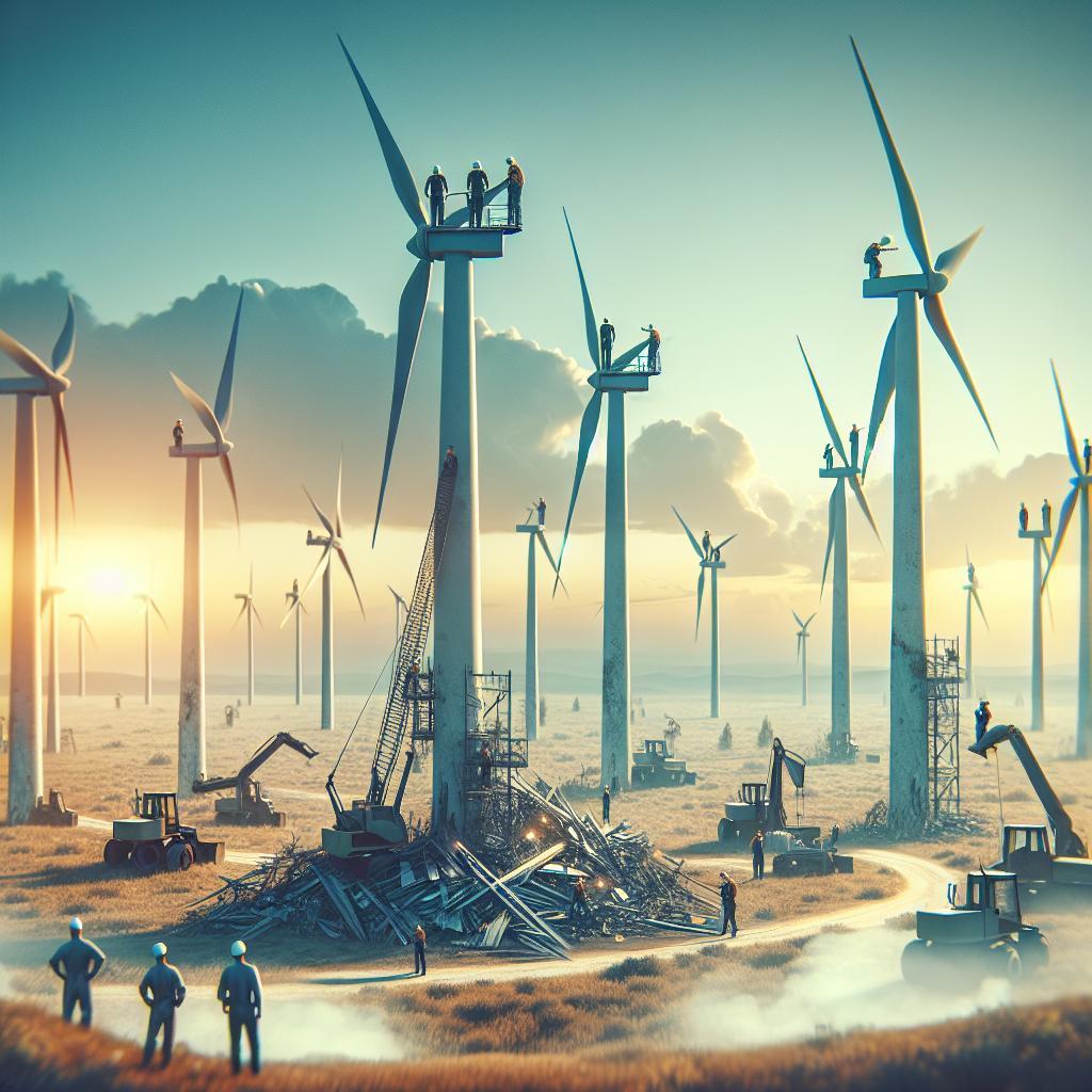 Wie Repowering ältere Windparks leistungsstärker macht